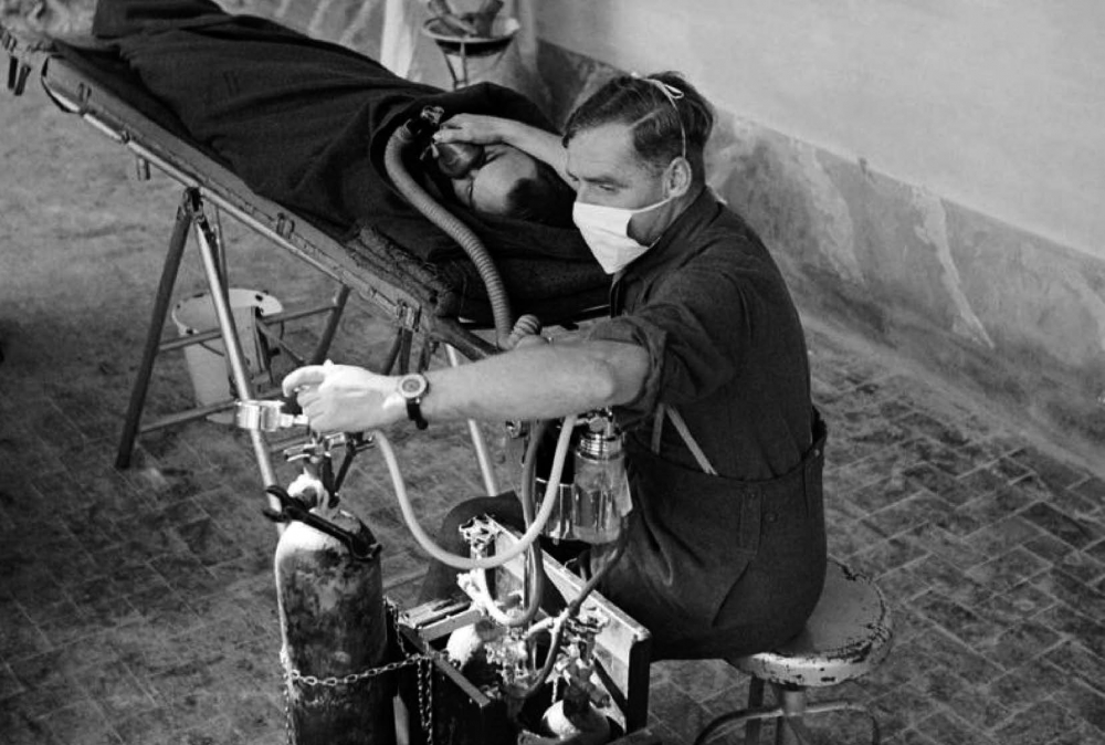 Field Surgical Unit in Italy 1943_Major J H Grace