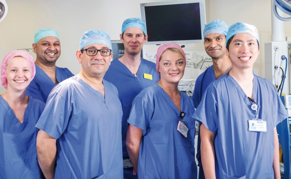Multidisciplinary clinical team pictured on the NELA 4th Patient Report cover